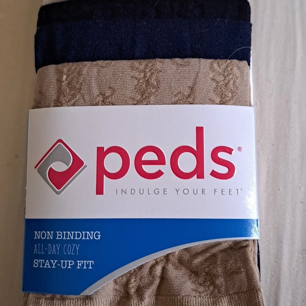 Peds 3pk Light Opaque Trouser Socks Women New